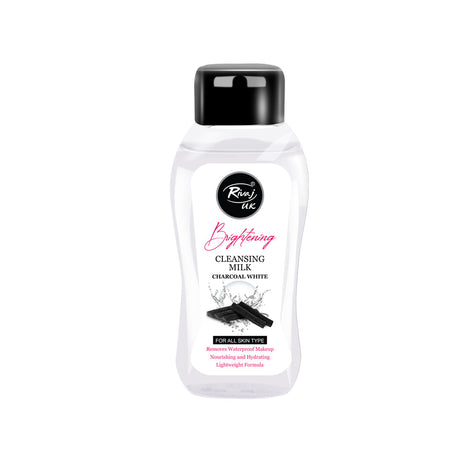 Brightening Cleansing Milk Charcoal White (100ml) RIOS