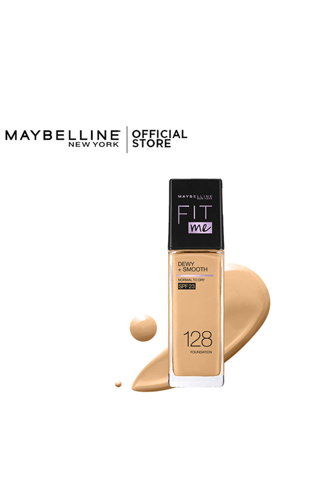 Fit Me Dewy + Smooth Liquid Foundation SPF 23 - 128 Warm Nude 30ml RIOS