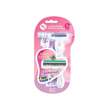 Ladies Extra Smooth Diamond Razor (3 Blades) RIOS