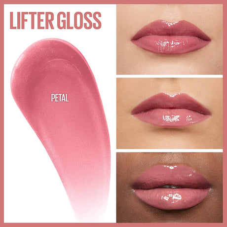 Lifter Gloss Hydrating Lip Gloss with Hyaluronic Acid - 005 Petal RIOS