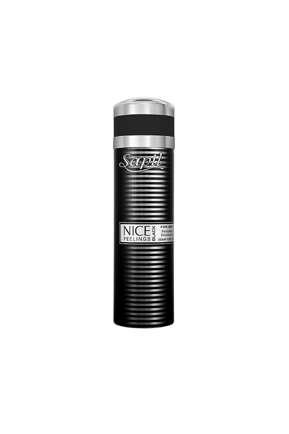 Nice Feelings Black Body Spray For Men 200ml RIOS