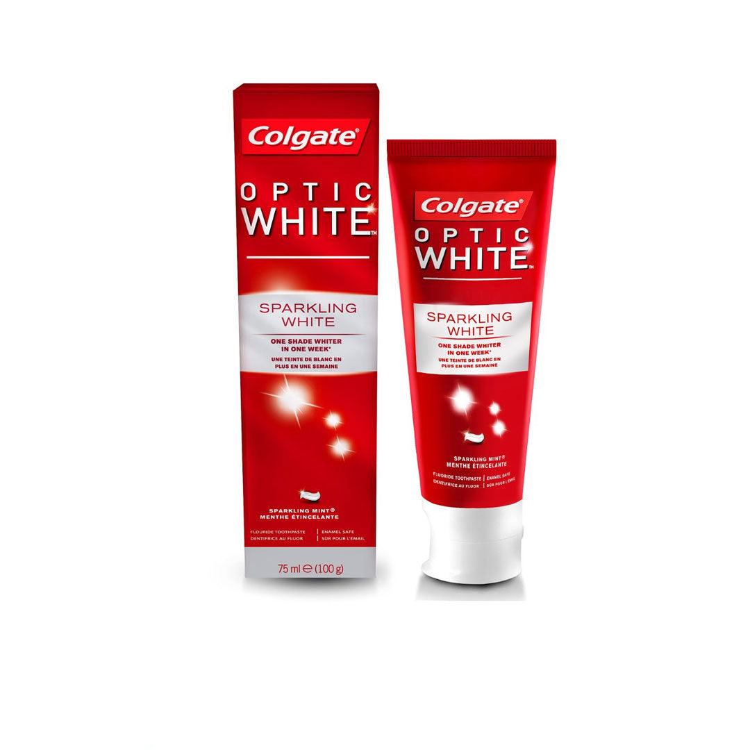 Colgate Optic White Sparkling Tooth Paste 75ml