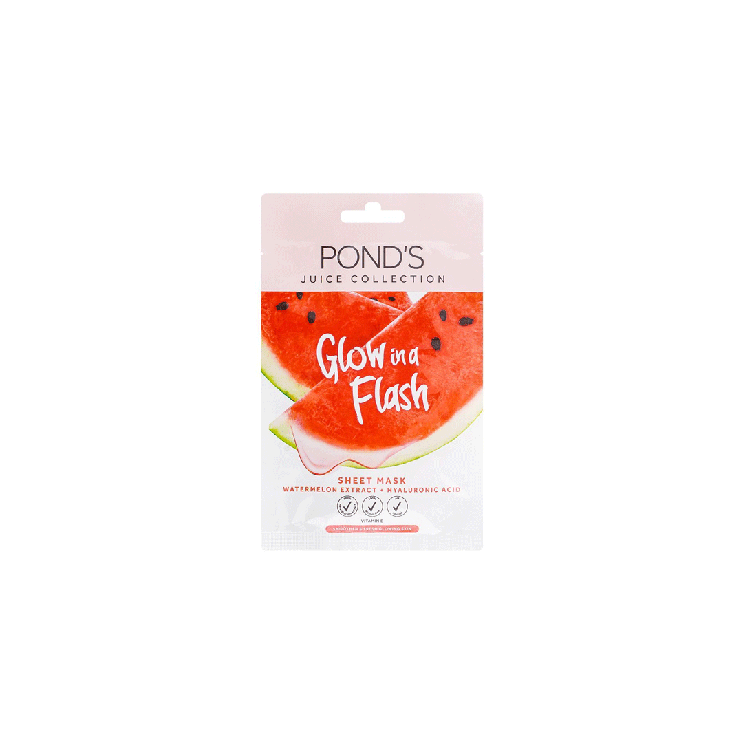 Ponds Watermelon Glow In A Flash Sheet Mask 20g