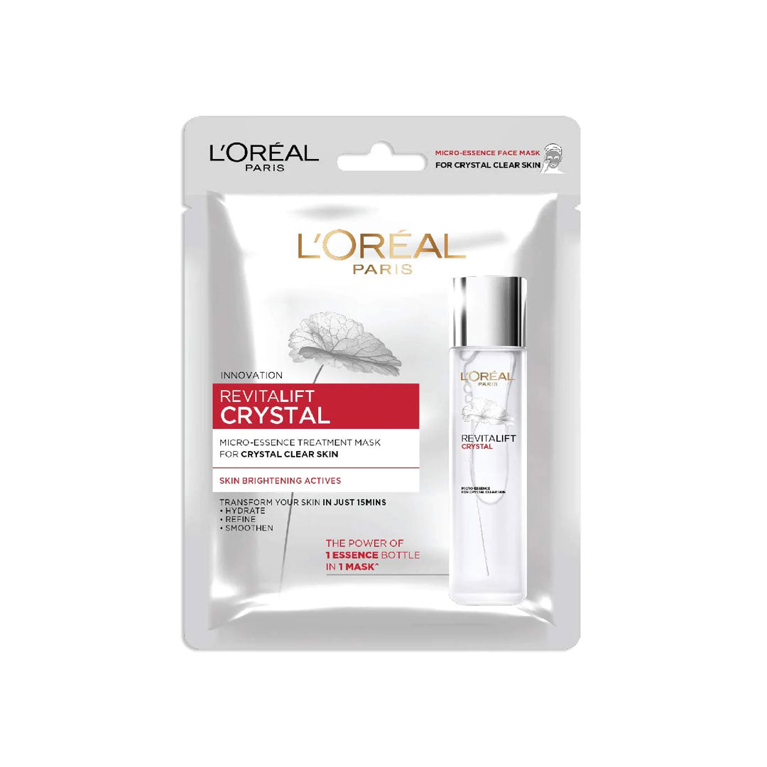 Loreal Revitalift Crystal Skin Face Sheet Mask 25g