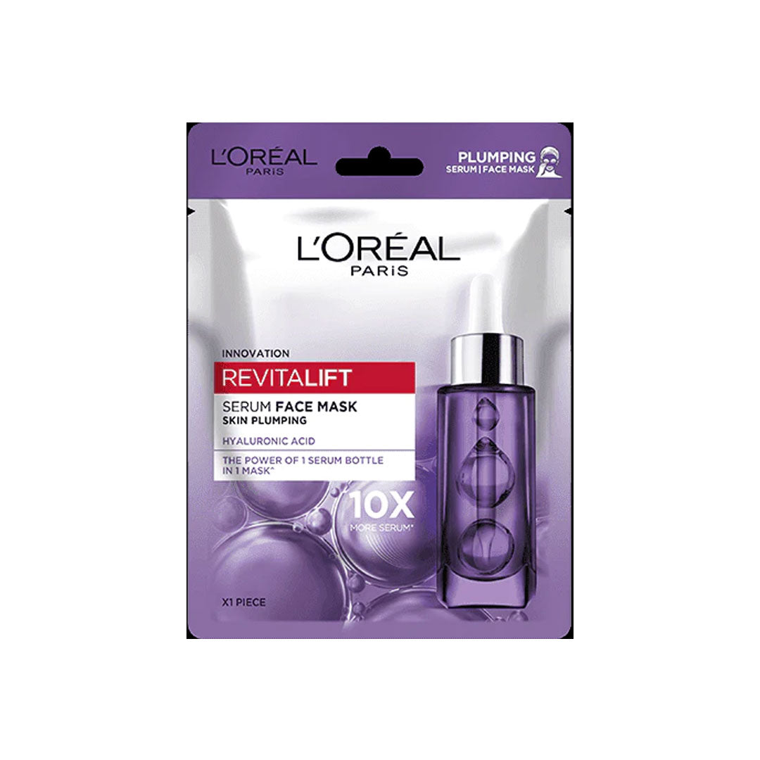 Loreal Revitalift Plumping + Hyaluronic Face Sheet Mask 35g