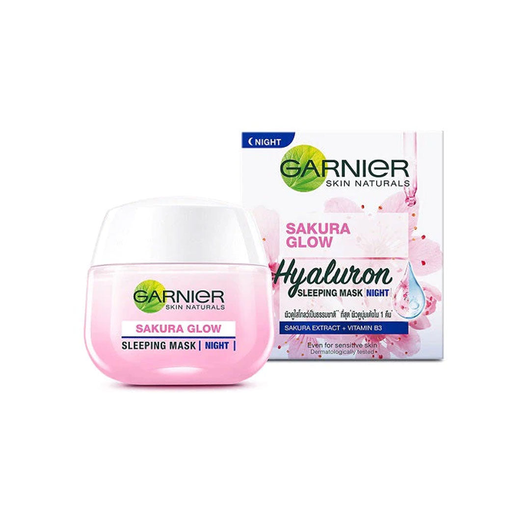 Garnier Sakura Glow Hyaluron Night Sleeping Mask 50ml