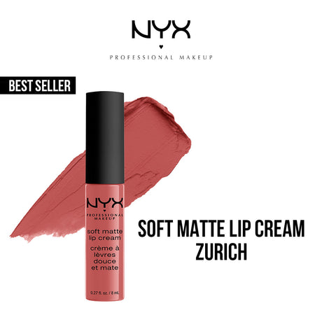 Soft Matte Lip Cream Liquid Lip Gloss - 14 Zurich RIOS