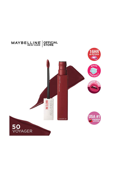 Super Stay Matte Ink Liquid Lipstick - 50 Voyager RIOS